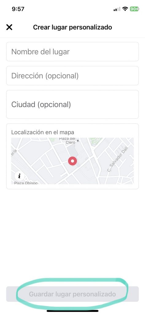 registrar ubicación Instagram