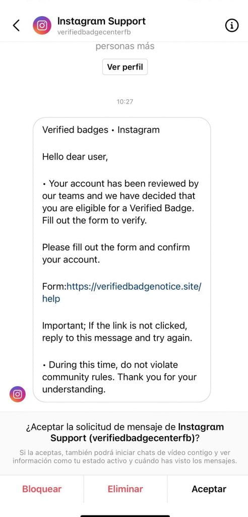 intentos hackeos instagram